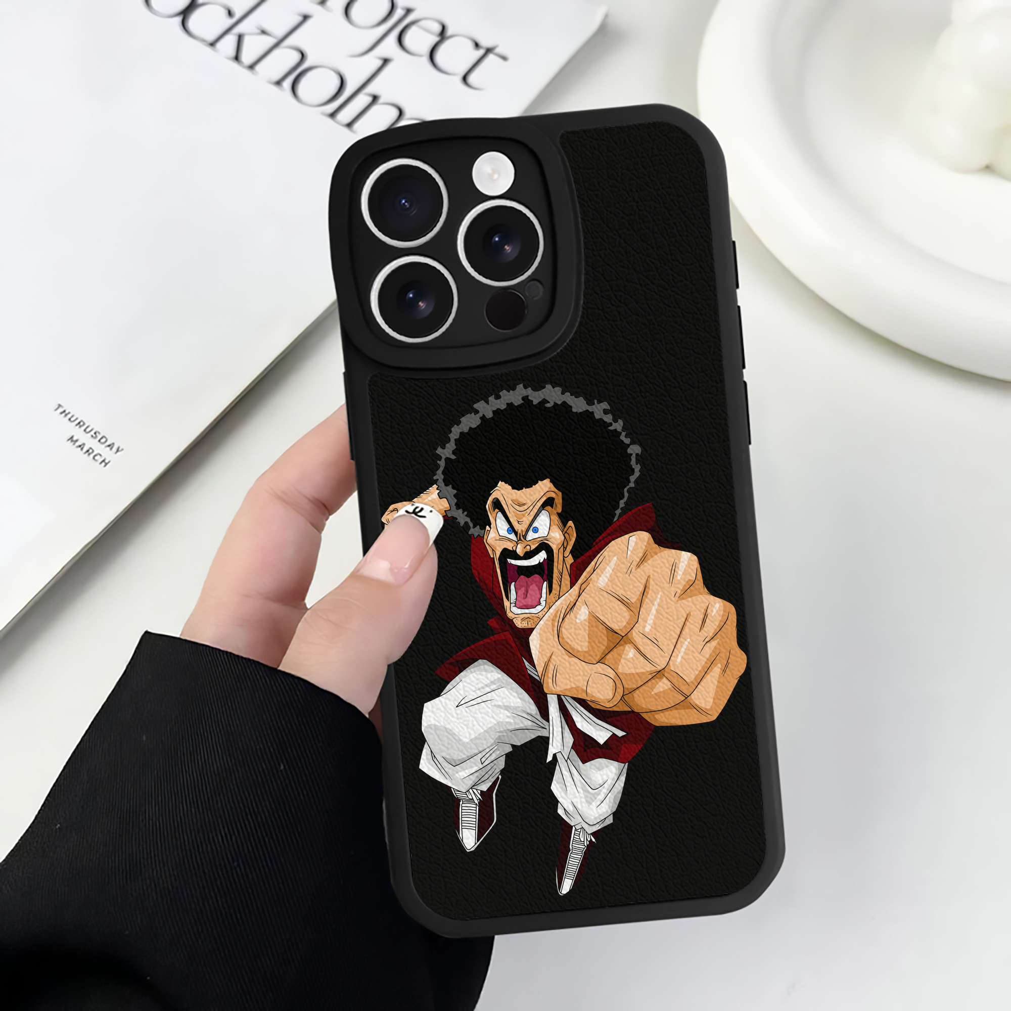 （画像用） ドラゴンボール DRAGON BALL 【iPhone 16シリーズ対応】シリコンスマホケース（レザー調） 材質：シリコン